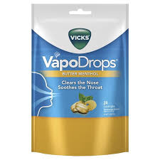 Vicks Vapodrops Butter and Menthol 24